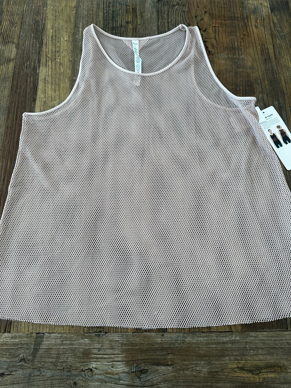 ALO Yoga Mesh Tank Top - Light Pink